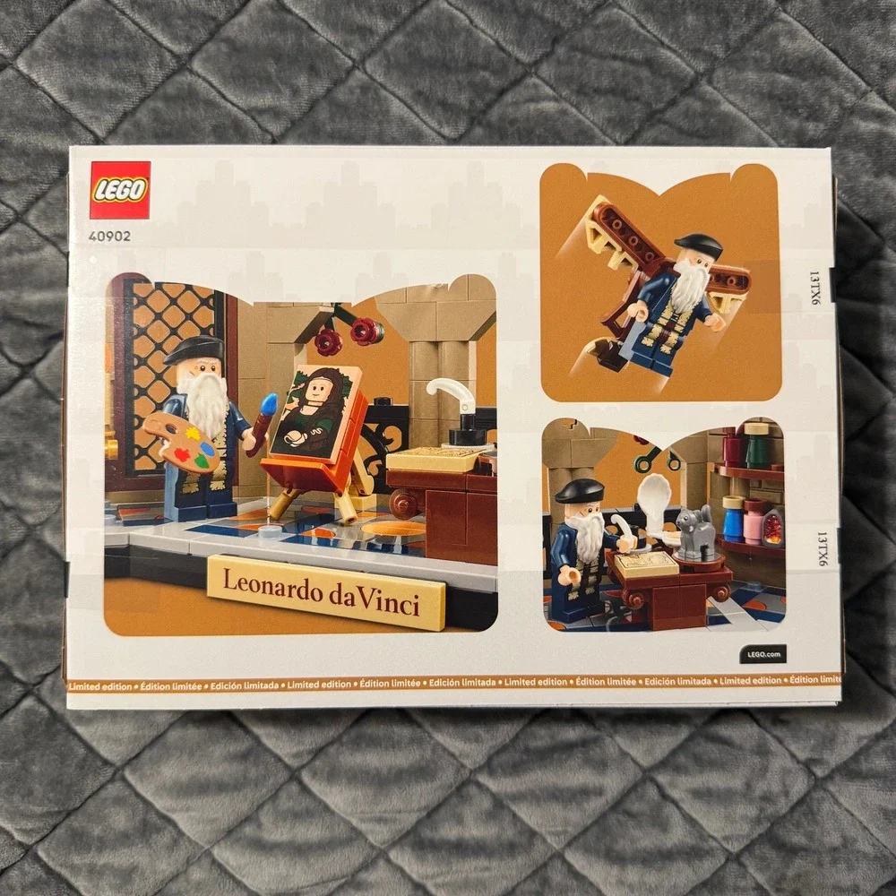 LEGO #40902 Tribute to Leonardo da Vinci GWP Limited Edition Building Set NEW - Picture 3 of 9
